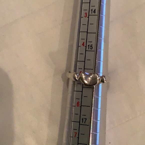 Tiffany & Co. Mini Bean Ring Size 5 Elsa Peretti with Pouch - Picture 2 of 6